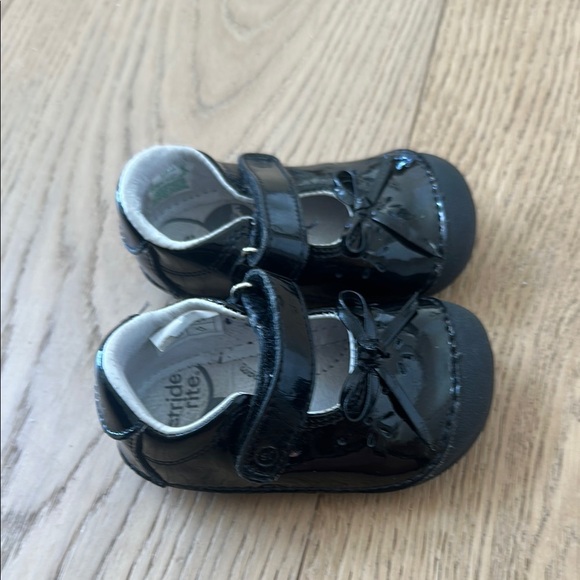 Stride Rite Black Dress Shoes mary Jane Classic Design 4 - Picture 2 of 7